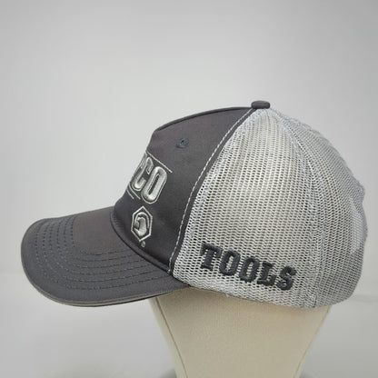 Matco Tools Trucker Hat Gray One Size Mesh Back Snapback Embroidered Hex Logo