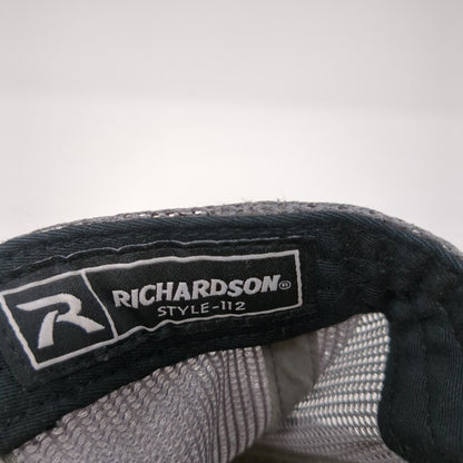 Get Branded Snapback Trucker Hat Black One Size Adjustable Mesh Back Richardson