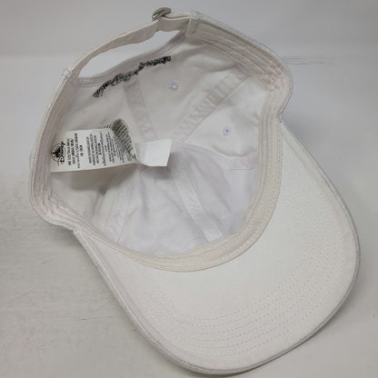 Walt Disney World Minnie Mouse Baseball Cap White One Size Slideback Buckle Hat