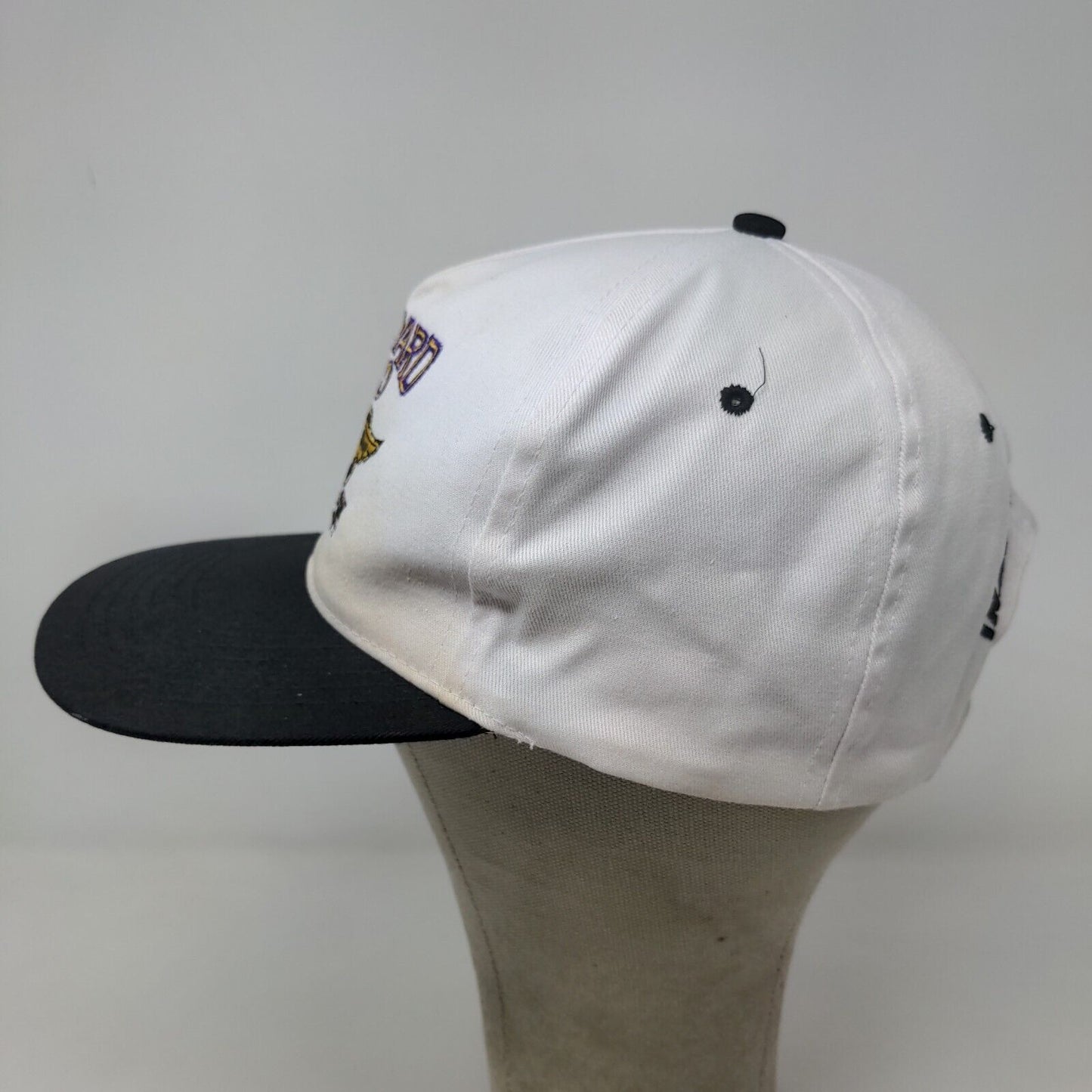 SS Sport Service Men's Snapback Hat White Black OSFA Brickyard 400 Vintage 1994