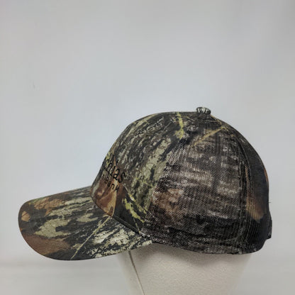 Machias Savings Bank Snapback Mesh Back Trucker Hat Camo One Size
