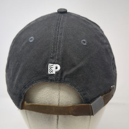 Peet's Coffee Baseball Cap Gray One Size Strapback Embroidered Logo Caffeine Hat