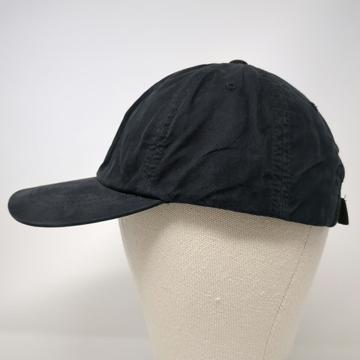 Hurley Baseball Cap Black One Size Tonal Logo Cotton Nylon Blend Slideback Hat