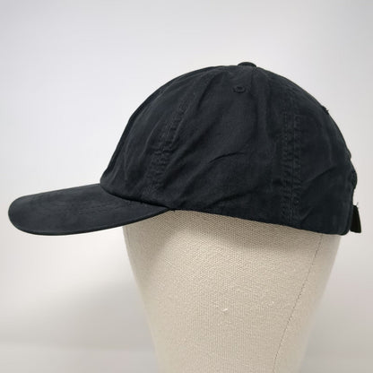 Hurley Baseball Cap Black One Size Tonal Logo Cotton Nylon Blend Slideback Hat
