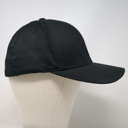 Flexfit F-150 Hat Black XL Baseball Cap Stretch Fitted Structured Silver Logo