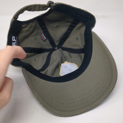 MAP 5 Panel Green One Size Brewing Bozeman Montana Patch Slideback Hat Brewery
