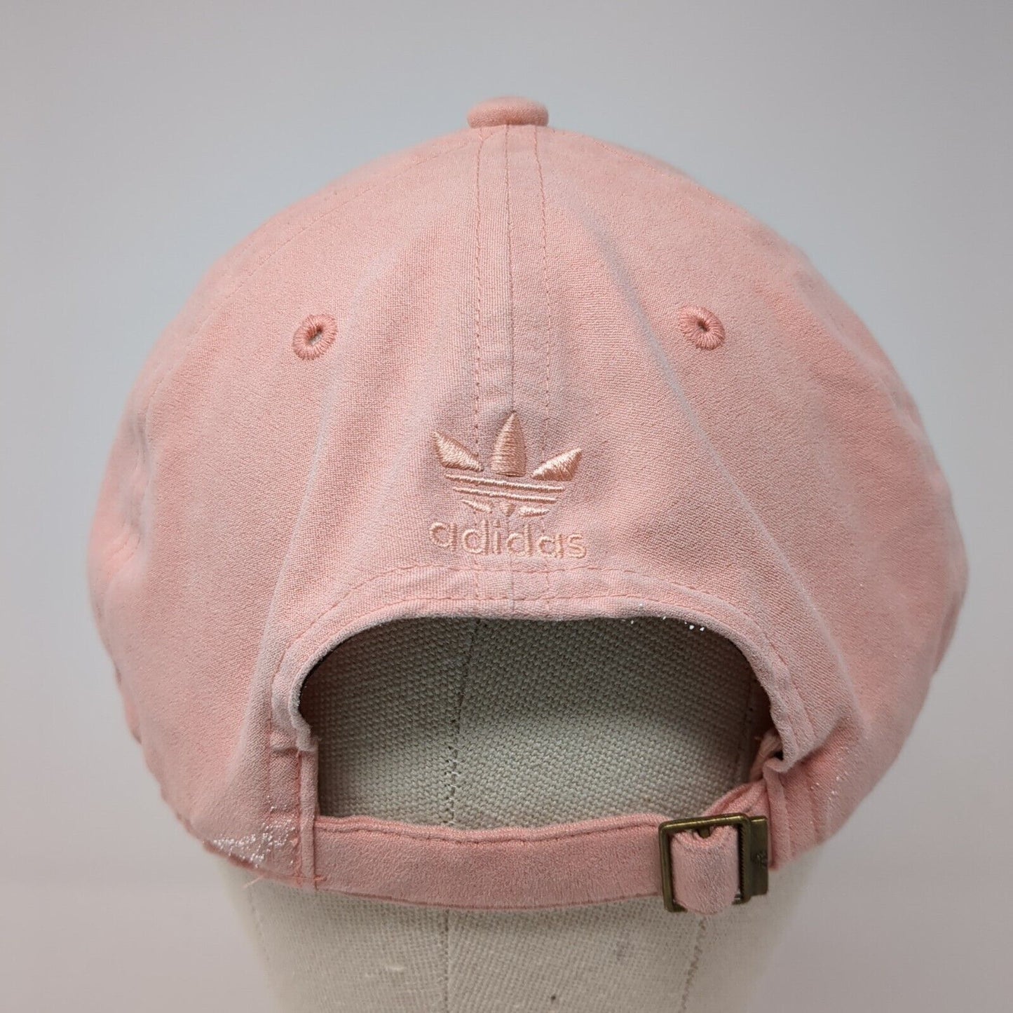 Adidas Slideback Hat Pink One Size Adjustable Embroidered Trefoil 6 Panel