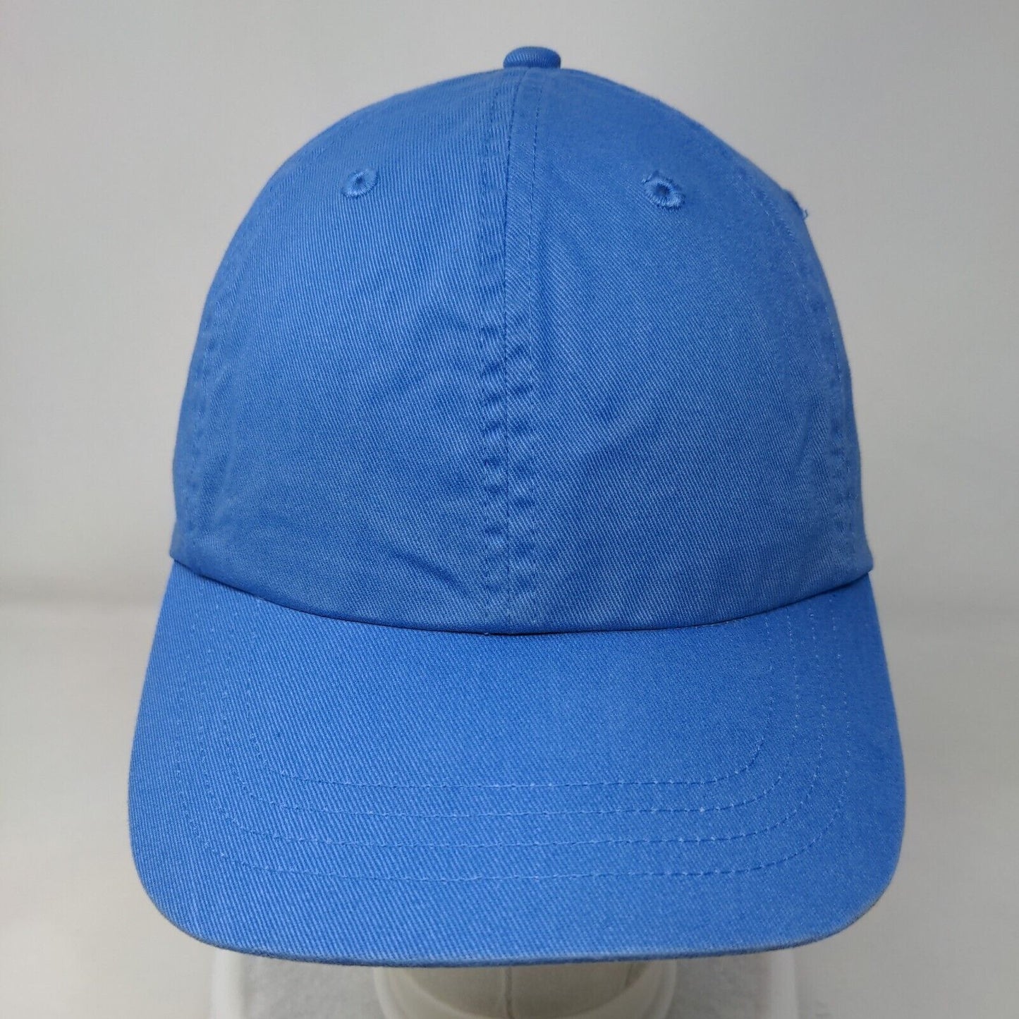 Toppers Slideback Hat Blue One Size Adjustable Leather Strap Blank