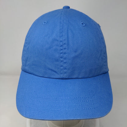 Toppers Slideback Hat Blue One Size Adjustable Leather Strap Blank