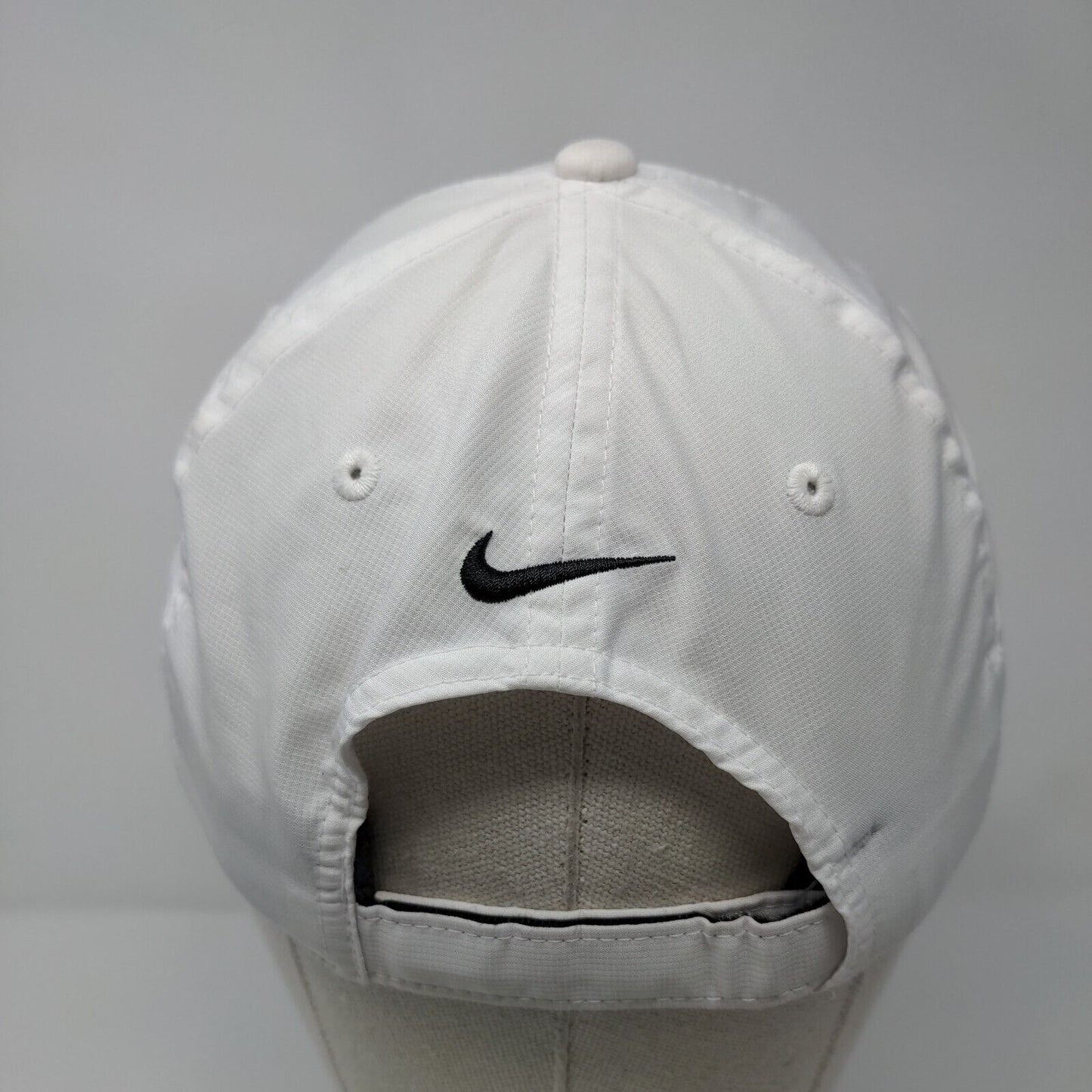 Nike Golf Strapback Hat White OSFM Mountain America Credit Union