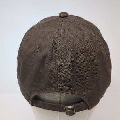 White Hole Resort Slideback Hat Brown One Size Adjustable Outdoor Cap