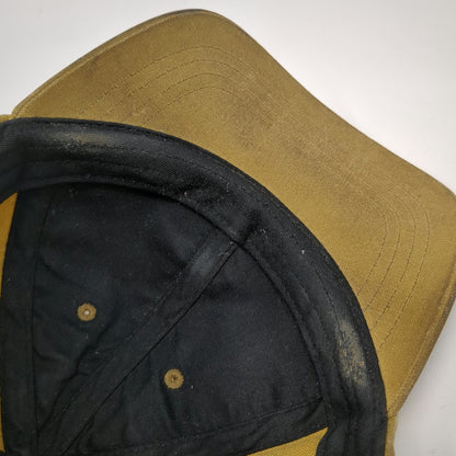 Filson Baseball Cap Brown One Size Waxed Cotton Leather Strap Adjustable Hat
