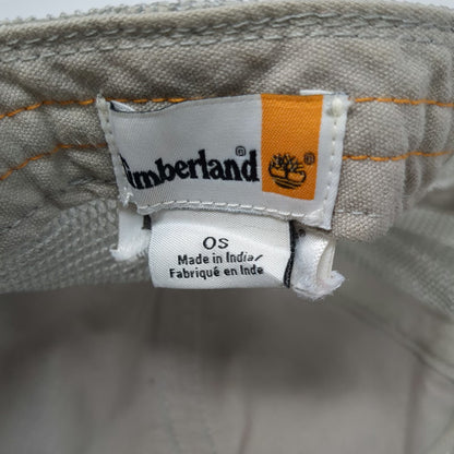 Timberland Trucker Hat Gray One Size Snapback Mesh Logo Embroidered Work Outdoor