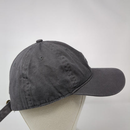 Mountain Slideback Hat Gray One Size Adjustable Embroidered Outdoor Cap