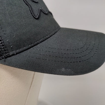 Costa Del Mar Snapback Trucker Hat Black One Size Embroidered Mesh Back6 Panel