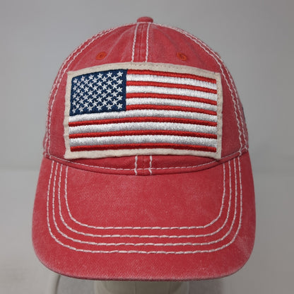 USA Flag All American Girl Baseball Cap Red OS Adjustable Patriotic Wild Wear