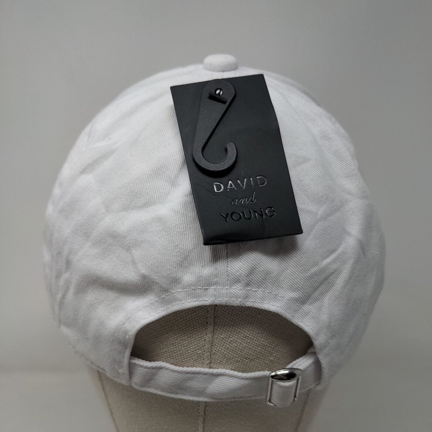 MAMA Slideback Hat White OSFM Adjustable David And Young W/Tags