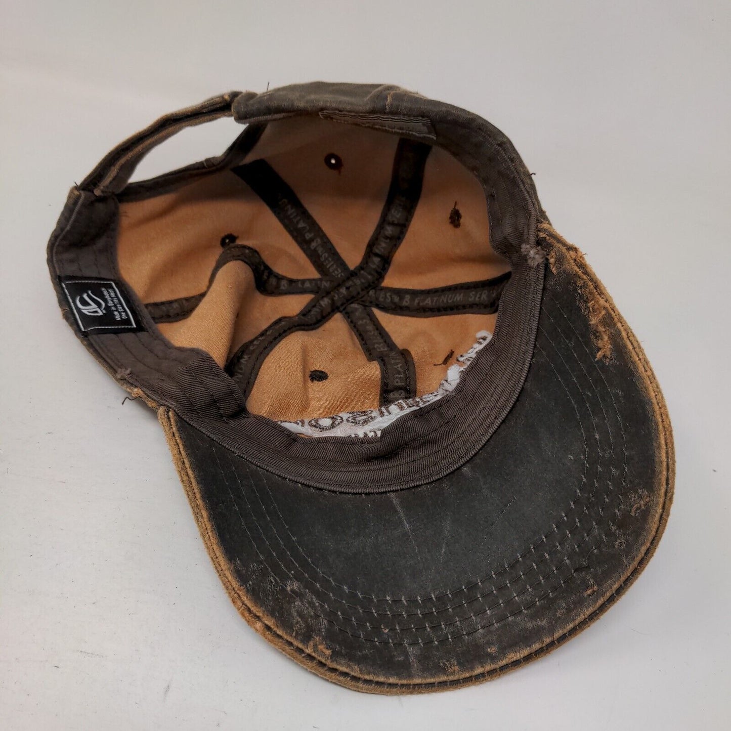 Hanson Heidelberg Cement Group Strapback Hat Brown OSFM Embroidered