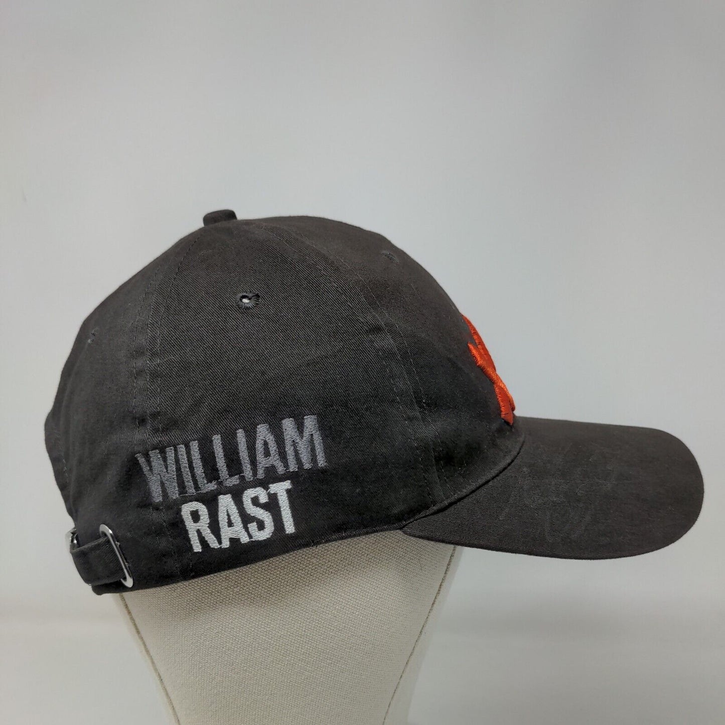 William Rast Racing Men's Slideback Hat Gray Size OSFA Embroidered #29 Logo