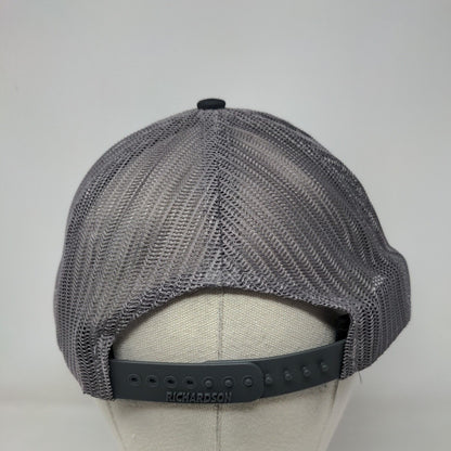 Hawktech Snapback Mesh Back Trucker Hat Black One Size Richardson