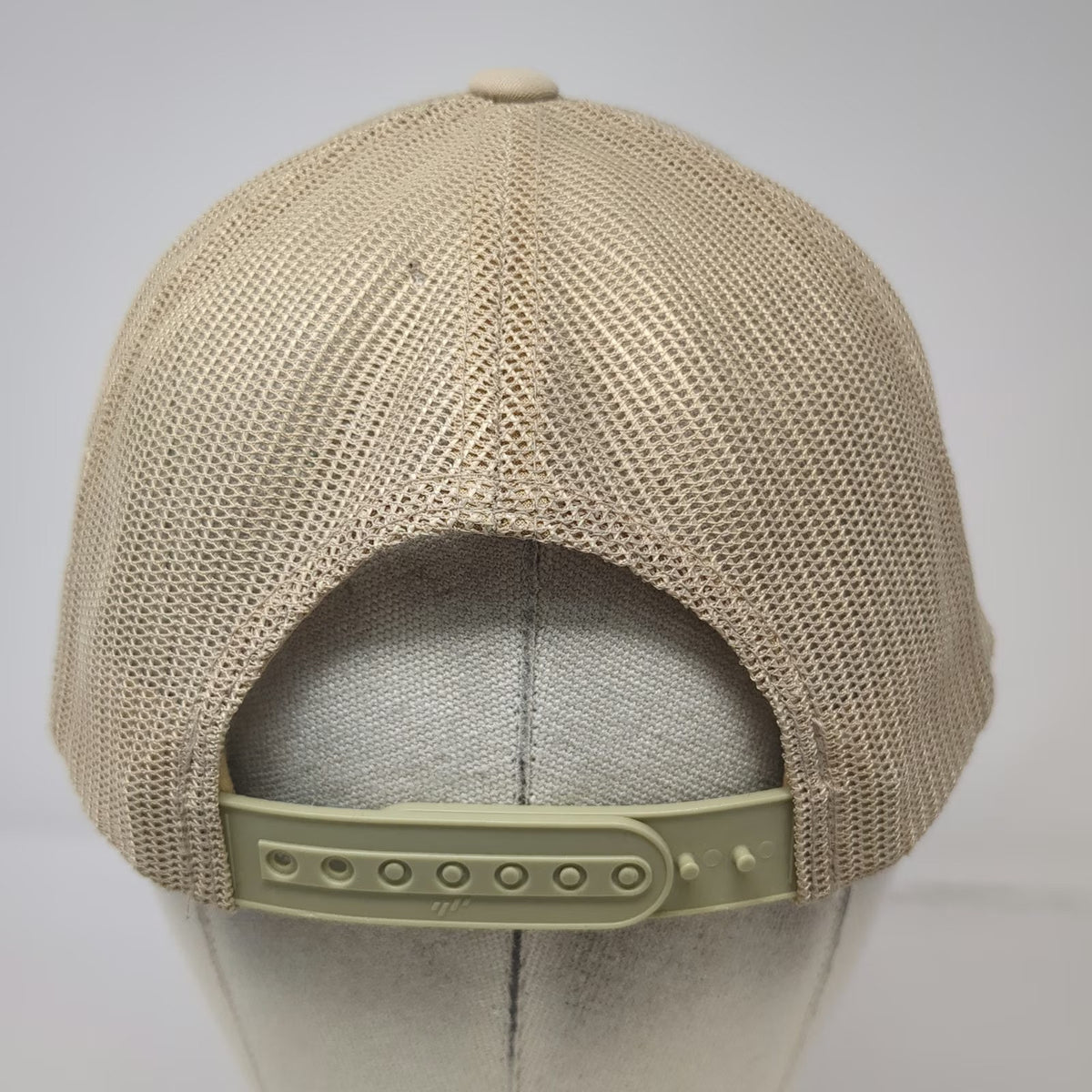 Yupoong Trucker Hat Beige One Size 10 Barrel Brewing Co Boise ID Mesh Snapback