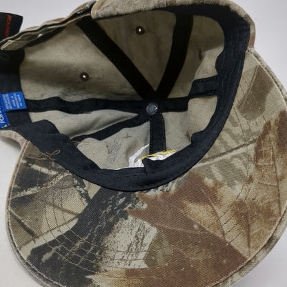 Port Authority Baseball Cap Brown One Size Camo Sunbelt Rentals Hat Strapback