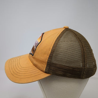 Royal Resortwear Baseball Cap Orange Brown One Size Yellowstone Geyser Mesh Hat