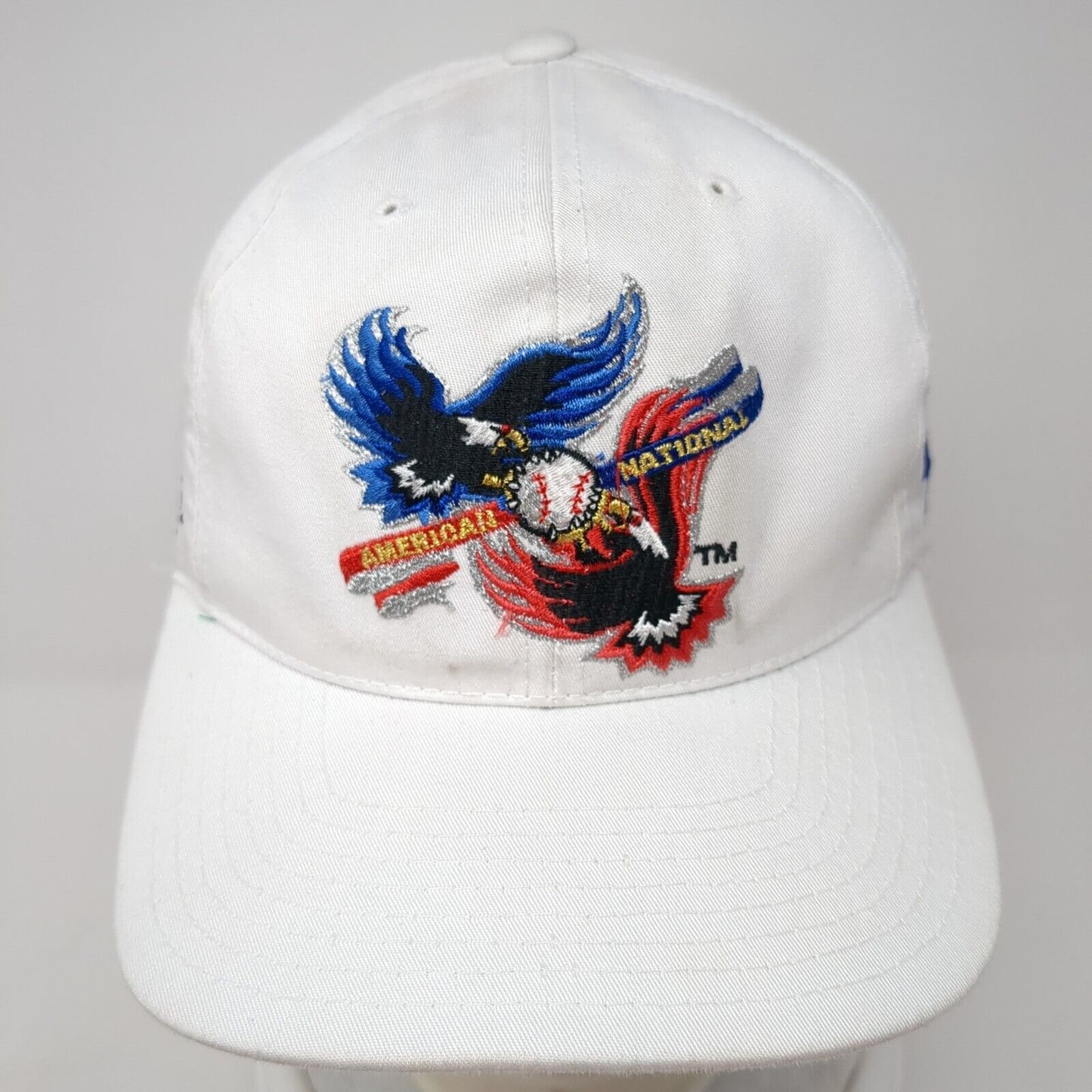 American National Cubs VS White Sox June 16, 1997 Snapback Hat White One Size