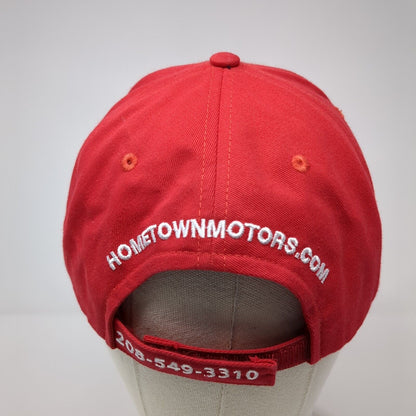 Steve's Hometown Dealership Ford Ram Strapback Hat Red OS Adjustable 360 Apparel