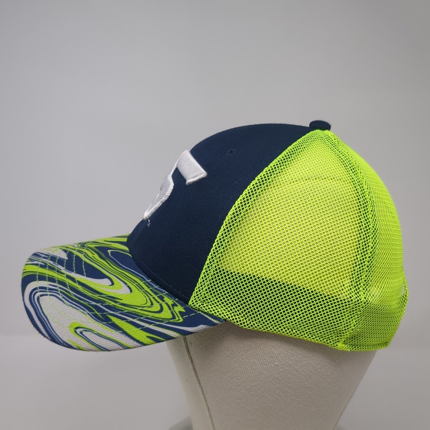 Snap-on Snapback Trucker Hat Multicolor One Size Adjustable Mesh Back Polyester