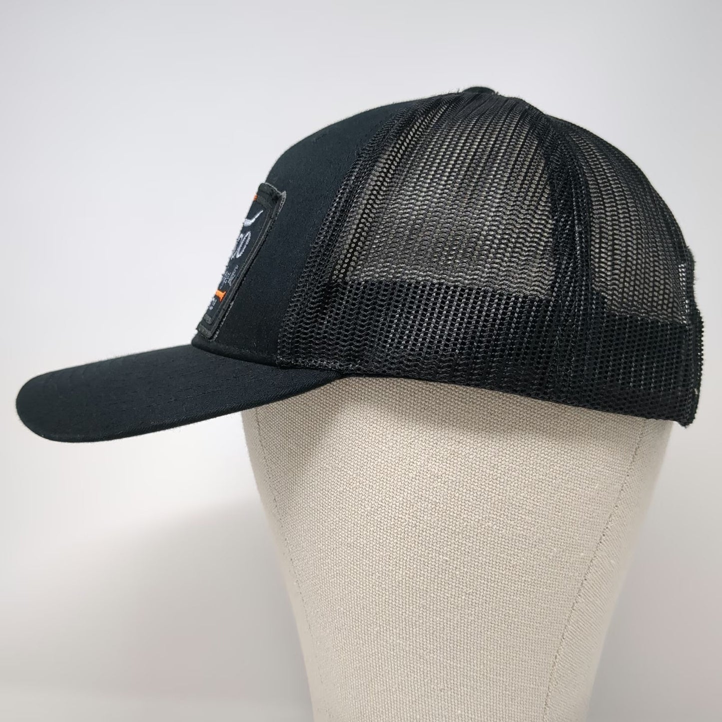 Richardson Trucker Hat Black One Size Pestco Holdings All Cat No Cattle Mesh