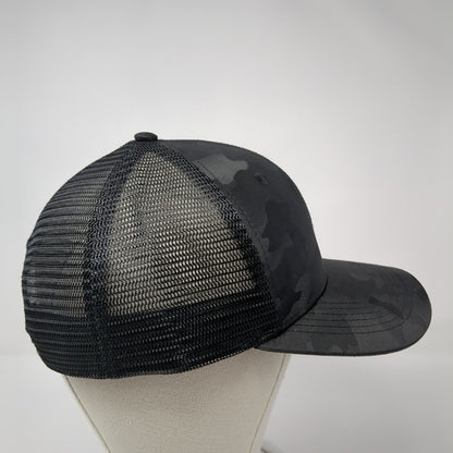 The Heartbeat Brand Snapback Trucker Hat Camo One Size Mesh Back Logo