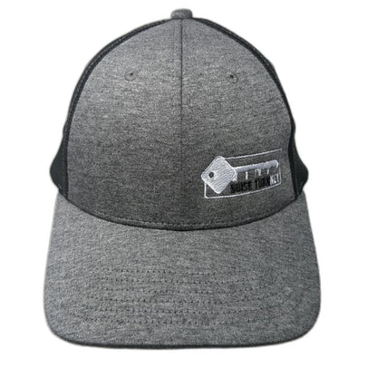 Cap America Baseball Cap Gray One Size Mesh Back Slideback Boise Turn Key Hat