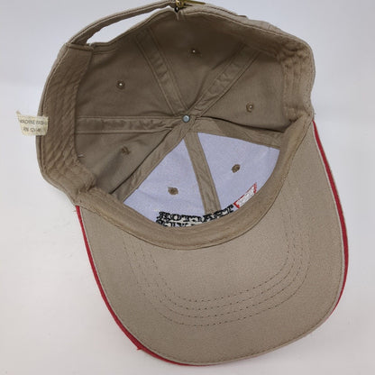 Tractor Supply Co Since 1938 Slideback Hat Tan OS Adjustable Embroidered Cotton