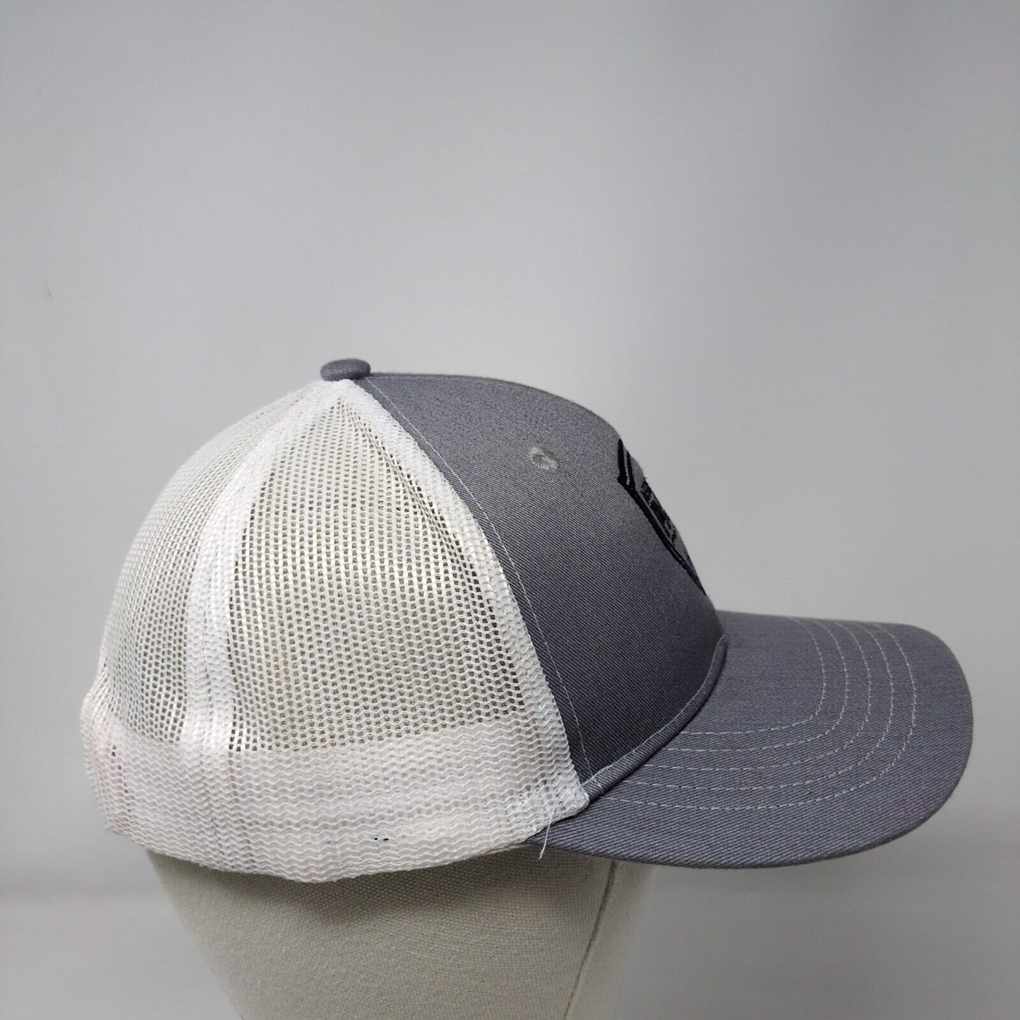 Meridian PAL Snapback Mesh Back Trucker Hat Gray Youth Port Authority