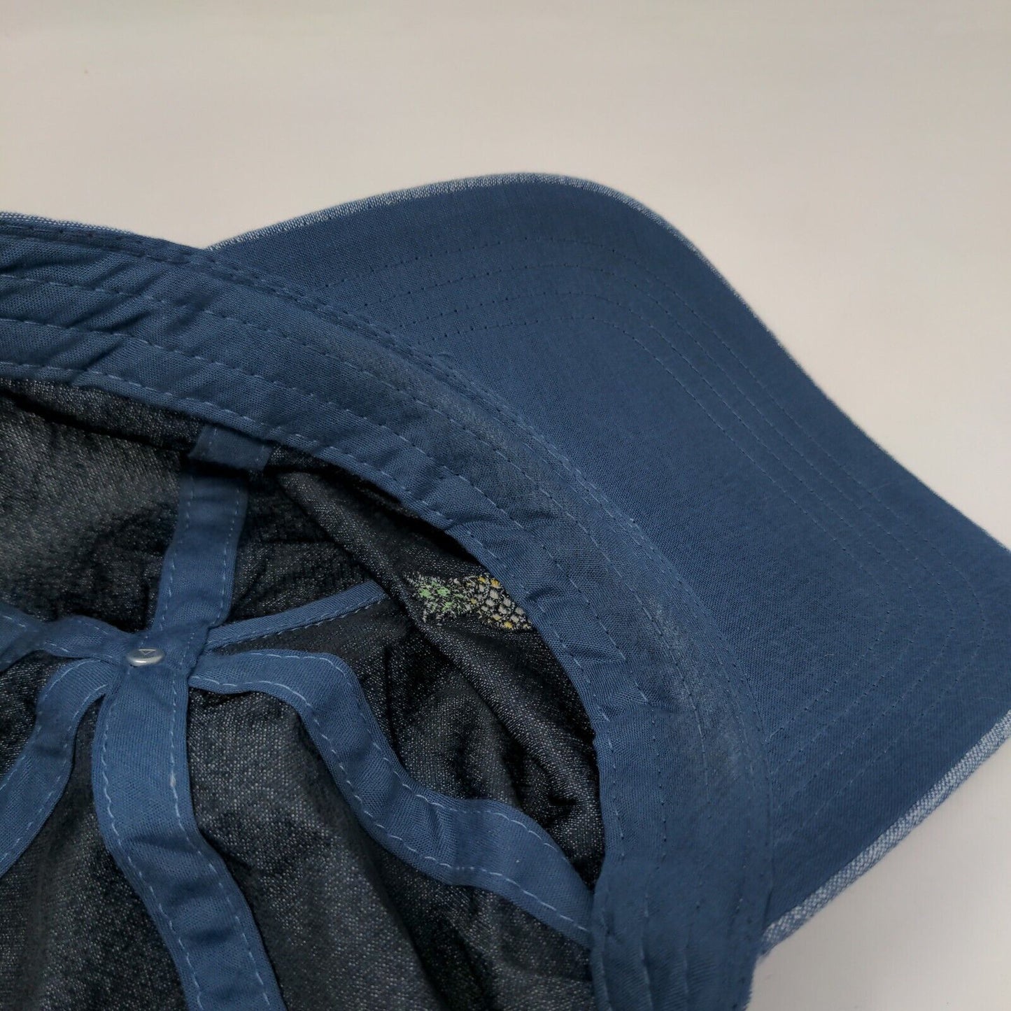 Pineapple Slideback Hat Blue OSFM Adjustable Embroidered Solid
