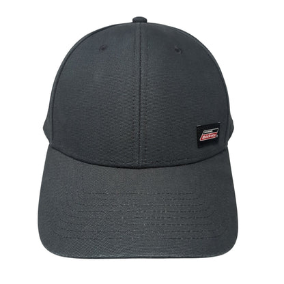 Genuine Dickies Snapback Hat Black One Size Adjustable 6 Panel Cotton