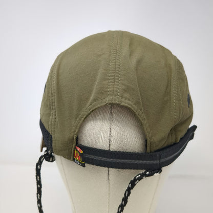 Adams Baseball Cap Green One Size Mesh UPF 50+ Sun Protection Chin Strap Hat