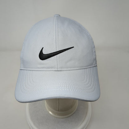 Nike Golf Strapback Hat Gray OS Adjustable Embroidered Breathable Polyester