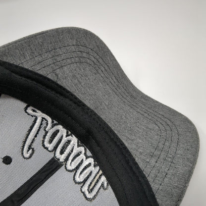Lagoon Strapback Hat Gray One Size Adjustable Embroidered Lucky 7 USA