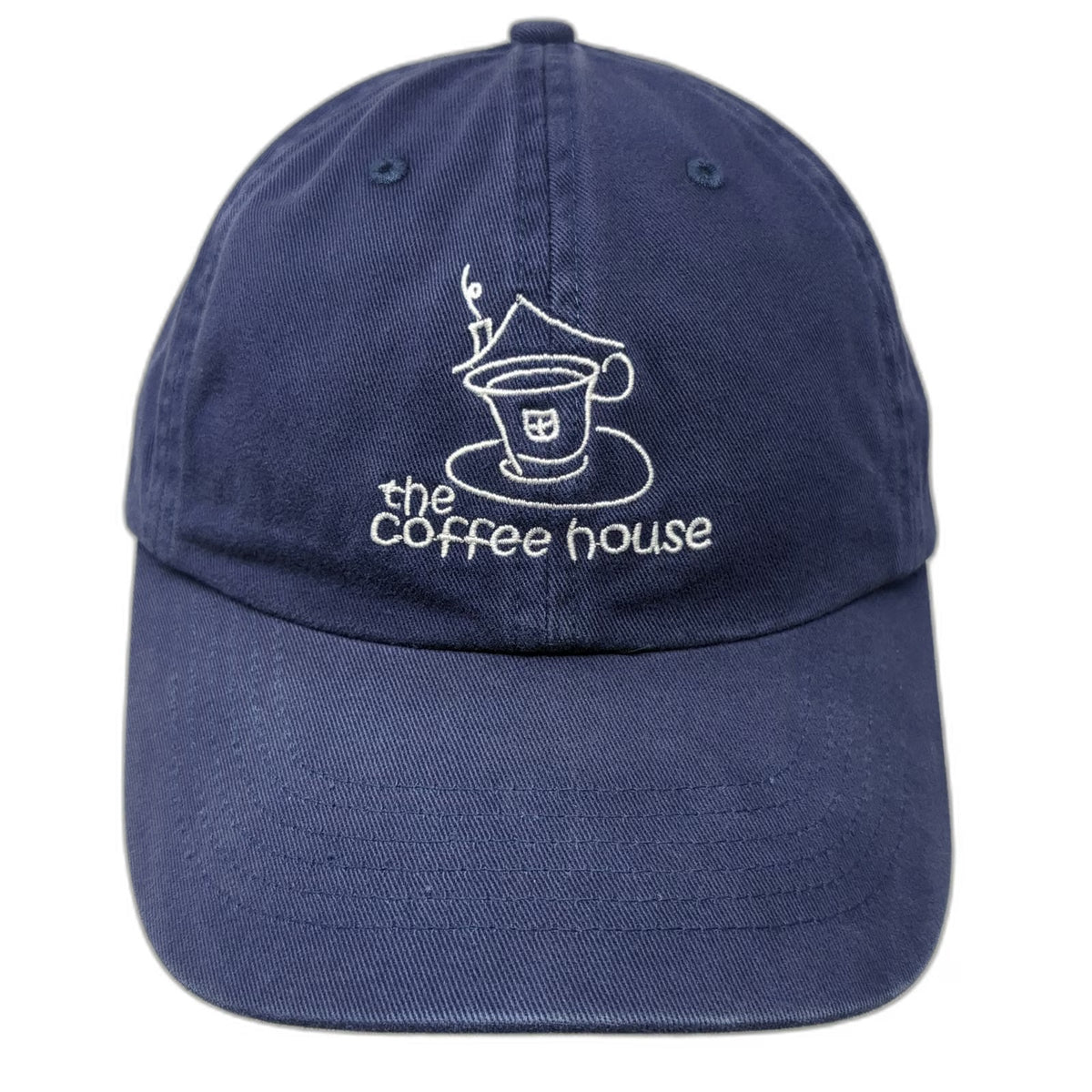 Richardson The Coffee House Baseball Cap Blue One Size Adjustable Cotton Hat