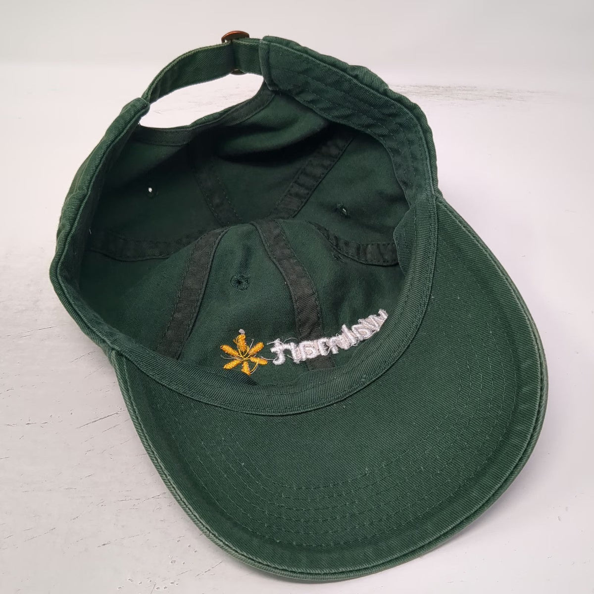 Walmart Spark Logo Green Baseball Cap One Size Slideback Cotton Adjustable Hat