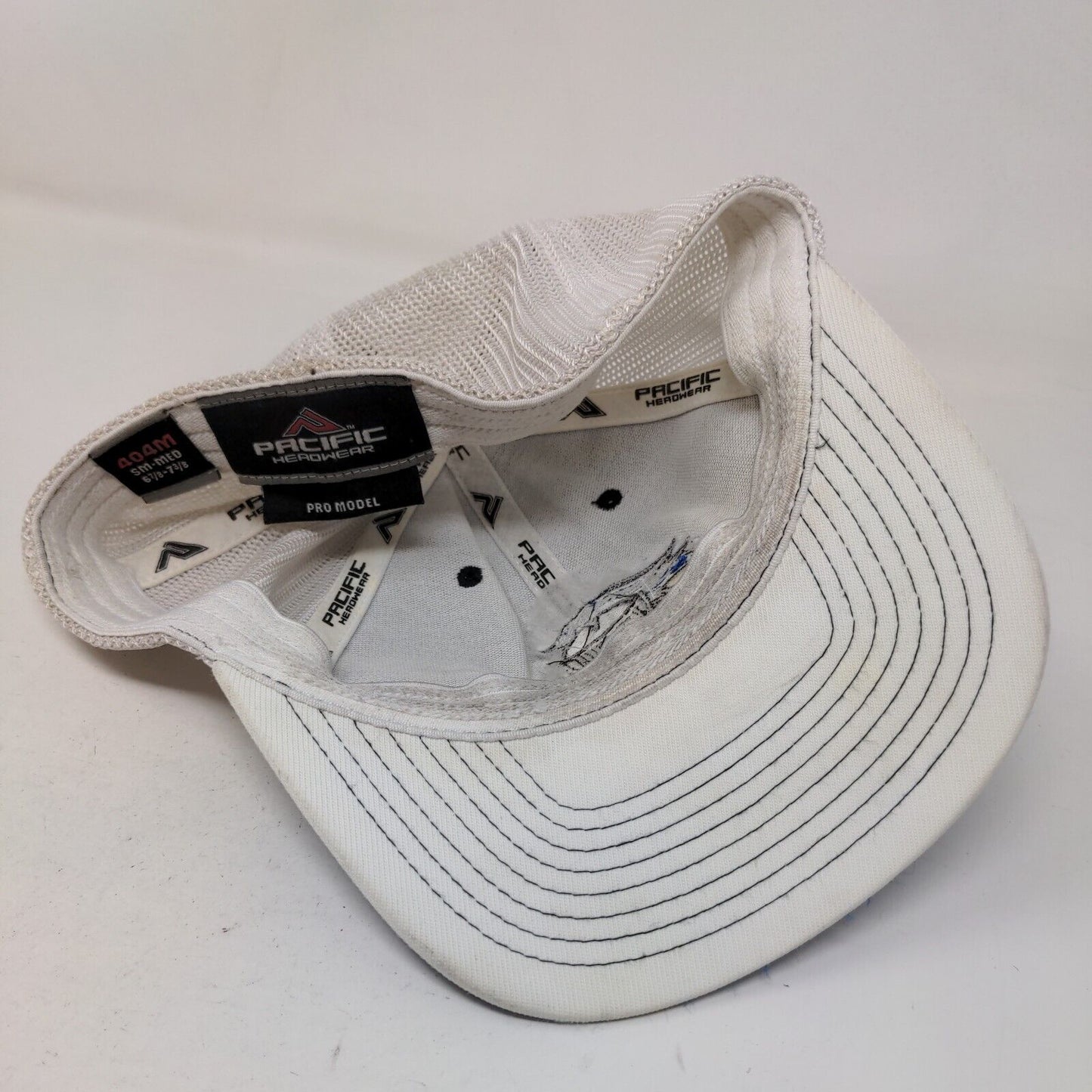 Pacific Headwear Pro Model 404M Men's Fitted Mesh Back Hat Multi S-M Knight Logo