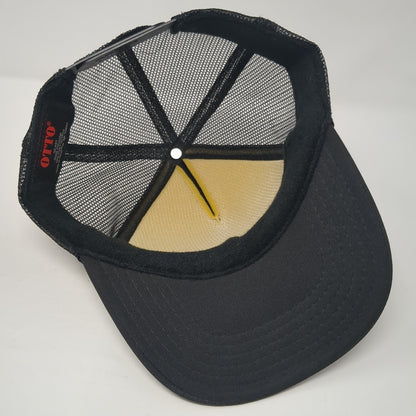 Swiftie Snapback Trucker Hat Black One Size Adjustable Mesh Back 6 Panel Otto