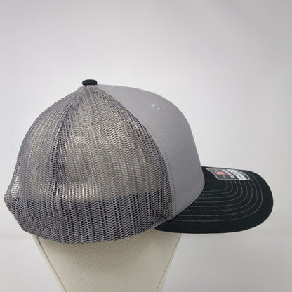 Clearwater Custom Snapback Mesh Back Trucker Hat Gray One Size 6 Panel