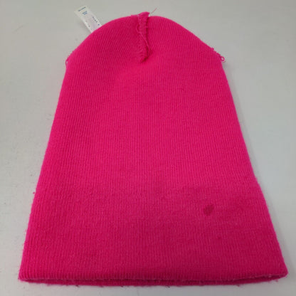 Port & Company Women's Knit Beanie Hat Pink Breast Cancer Awareness Tate & Lyle