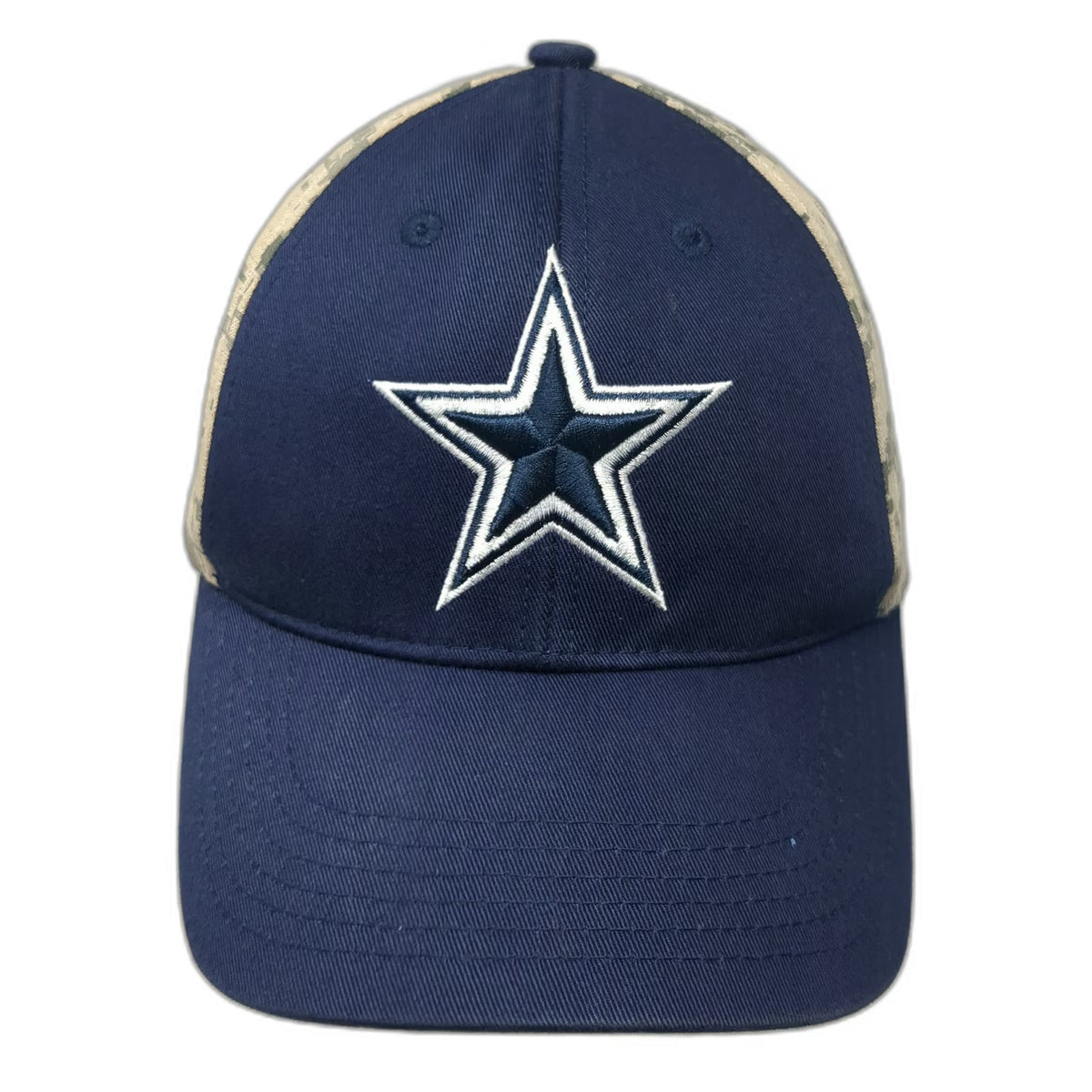 Dallas Cowboys NFL Authentic One Size Blue Digital Camo Strapback Hat Star Logo