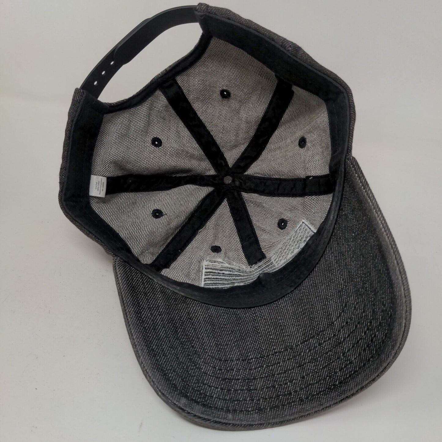 Unbranded Men's Snapback Hat Gray OS Embroidered American Flag Logo Patriotic