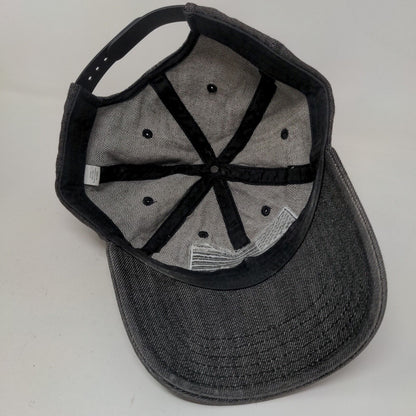 Unbranded Men's Snapback Hat Gray OS Embroidered American Flag Logo Patriotic