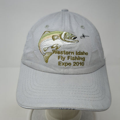Western Idaho Fly Fishing Expo 2010 Slideback Hat Gray One Size 6 Panel